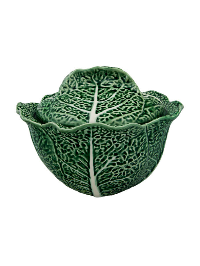 Bordallo Pinheiro Cabbage Tureen L Green Natural 65007034