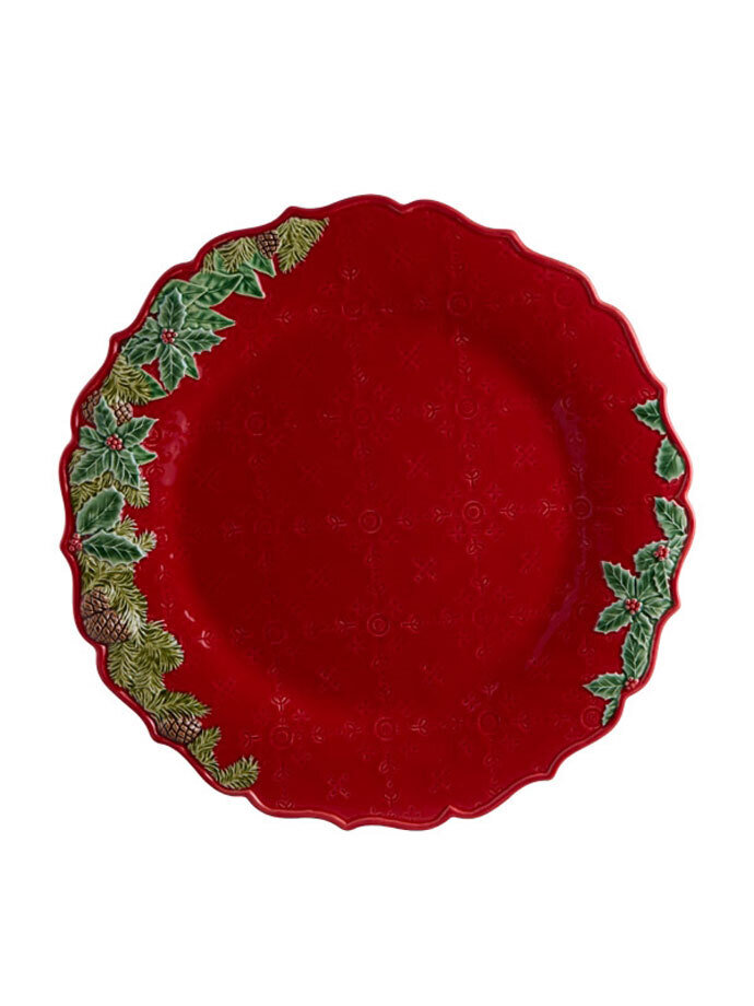Bordallo Pinheiro Pinheiro Christmas Garland Charger Decorated 65019411, MPN: 65019411, 56004136004…