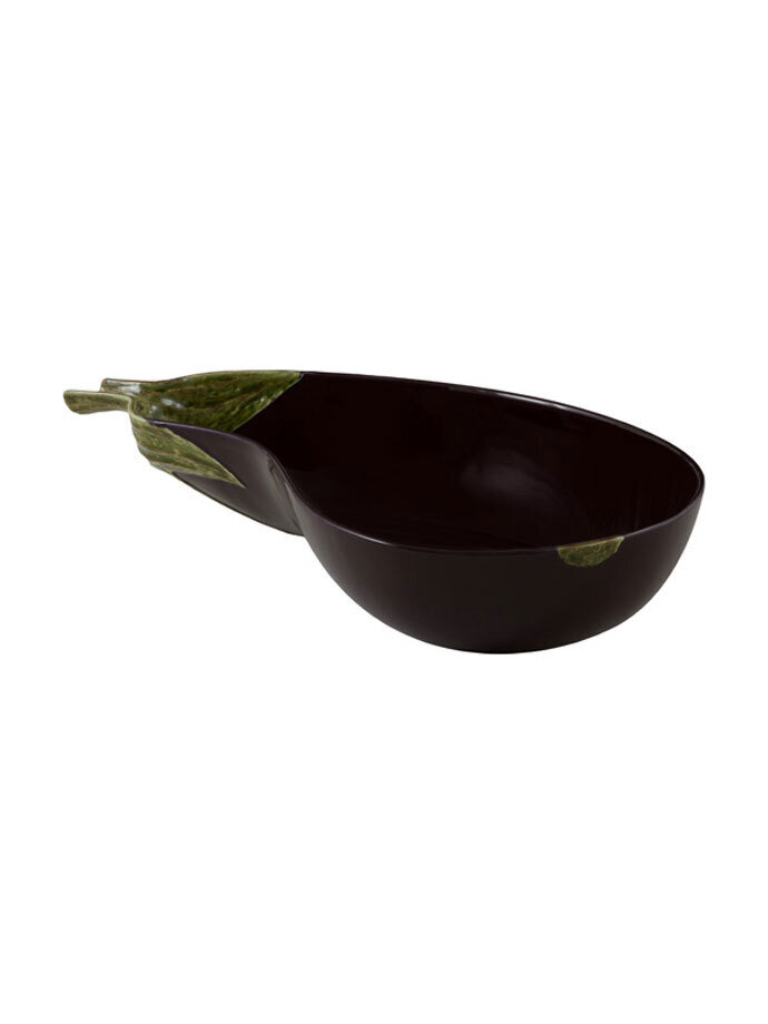 Bordallo Pinheiro Eggplant Salad Bowl Decorated 65018657