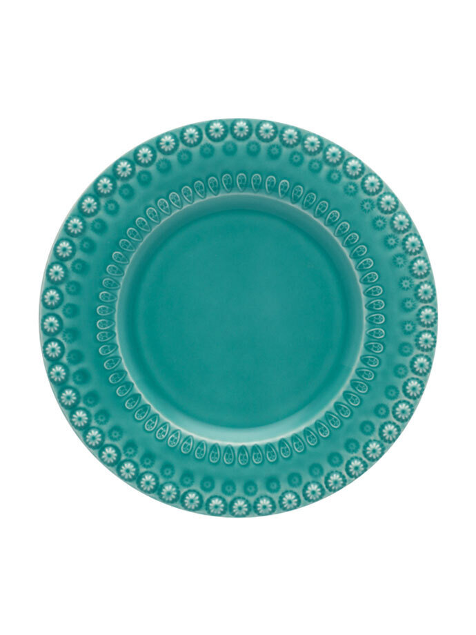 Bordallo Pinheiro Pinheiro Fantasy Dessert Plate Acqua Green 65004642, MPN: 65004642, 5600876071453