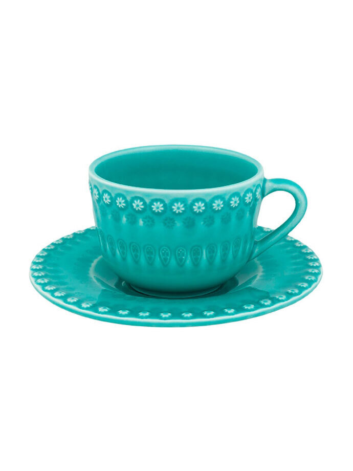Bordallo Pinheiro Pinheiro Fantasy Tea Cup and Saucer Bright Green 65018931, MPN: 65018931, 5600876…