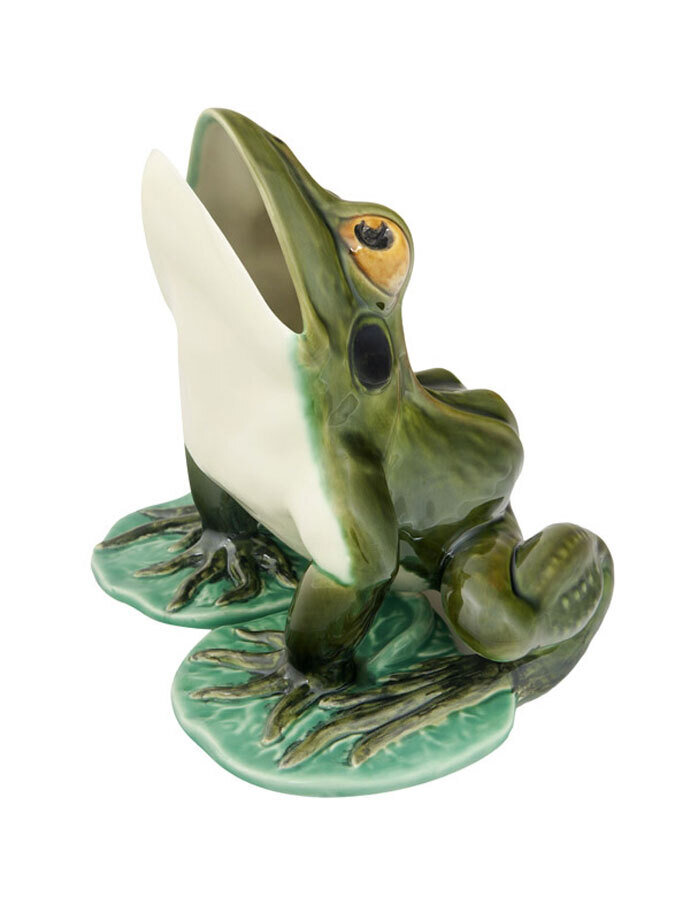 Bordallo Pinheiro Pinheiro Frogs Large frog with open mouth Decorated 65003285, MPN: 65003285, 5600…