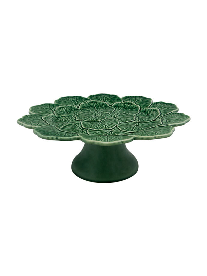 Bordallo Pinheiro Pinheiro Geranium Cake Stand Green 65001028, MPN: 65001028, 5600876079237