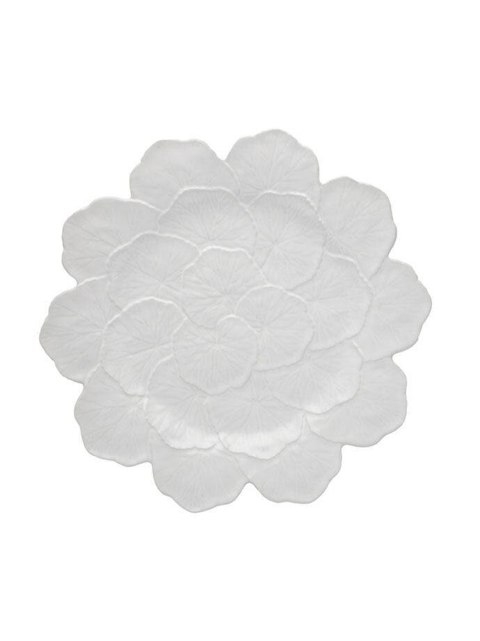 Bordallo Pinheiro Pinheiro Geranium Charger Plate White 65004406, MPN: 65004406, 5600876079268