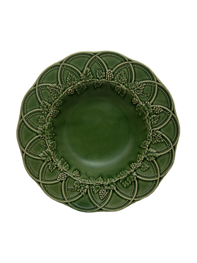 Bordallo Pinheiro Pinheiro Hunting Pasta Plate Green Brown 65002464, MPN: 65002464, 5600876079824