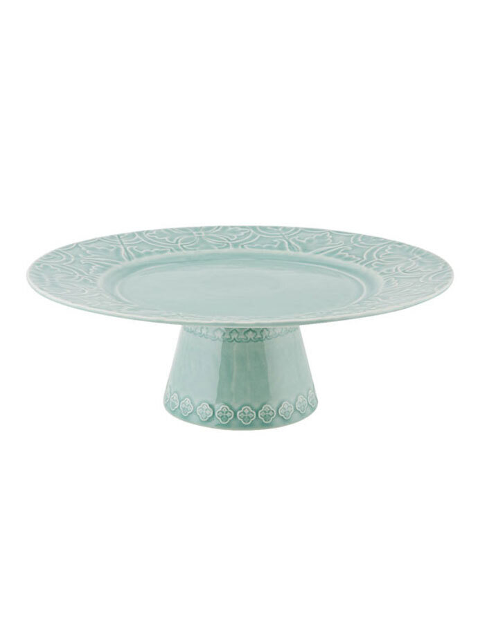 Bordallo Pinheiro Pinheiro Rua Nova Cake Stand Morning Blue 65020849, MPN: 65020849, 5600413602812