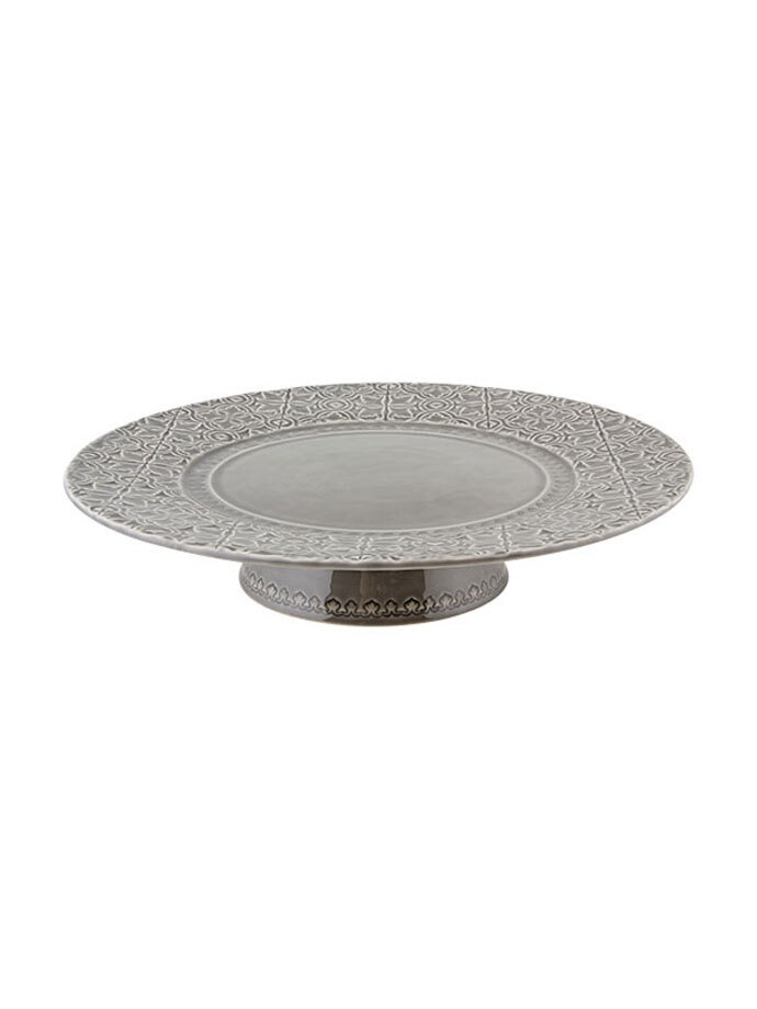 Bordallo Pinheiro Pinheiro Rua Nova Cake Stand Anthracite 65020870, MPN: 65020870, 5600413603017