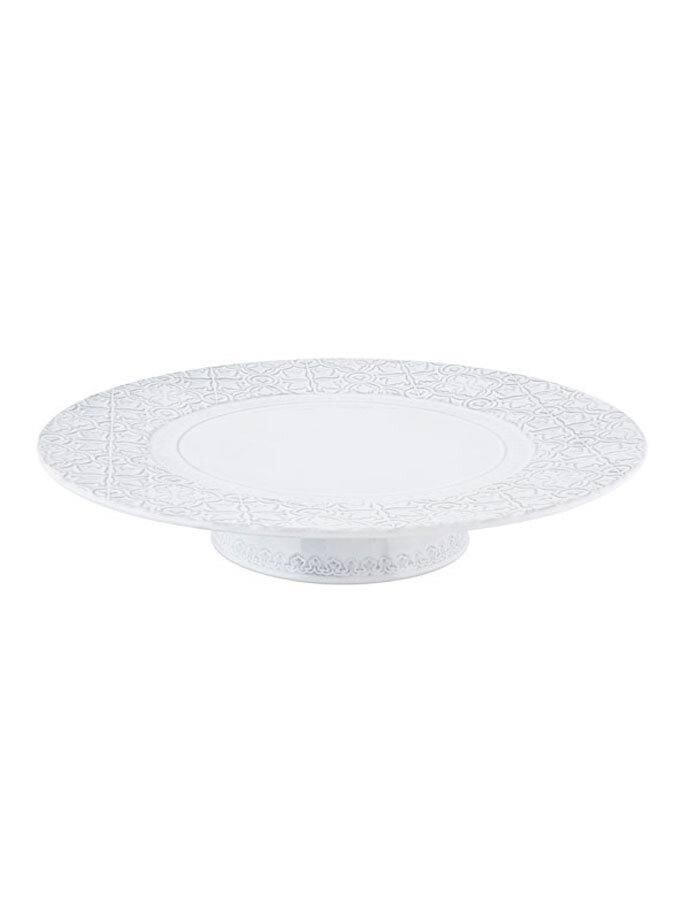 Bordallo Pinheiro Pinheiro Rua Nova Cake Stand Antique White 65020892, MPN: 65020892, 5600413603239