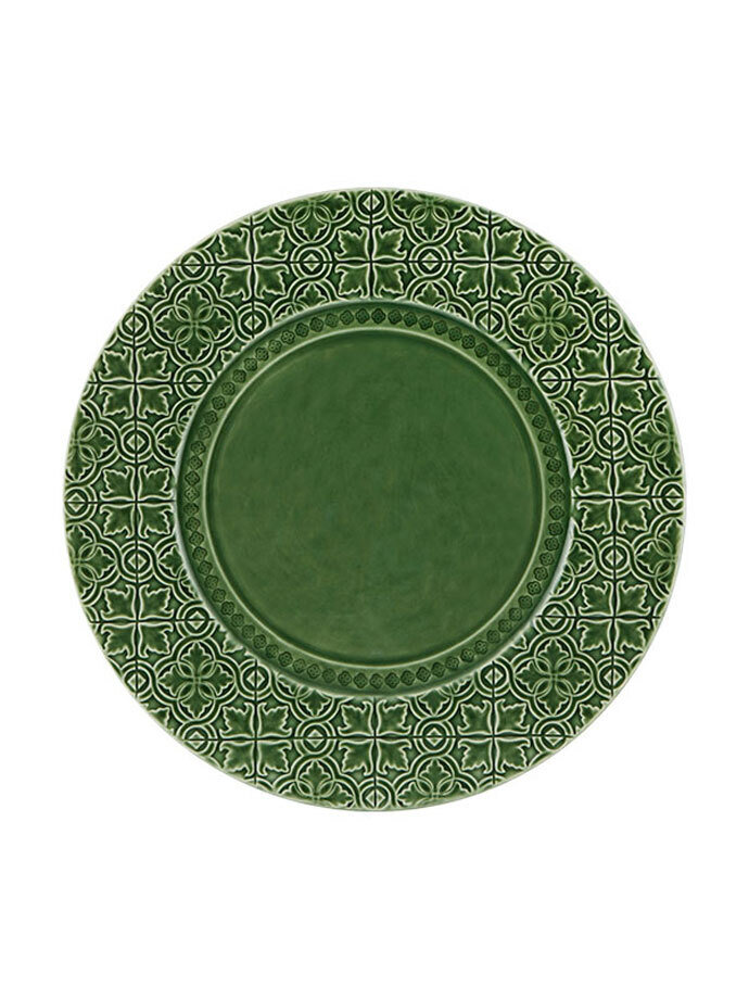 Bordallo Pinheiro Pinheiro Rua Nova Charger Plate Green 65020813, MPN: 65020813, 5600413602454