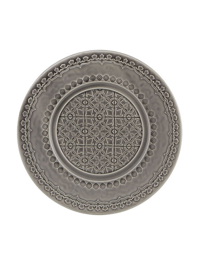 Bordallo Pinheiro Pinheiro Rua Nova Fruit Plate Anthracite 65020859, MPN: 65020859, 5600413602911