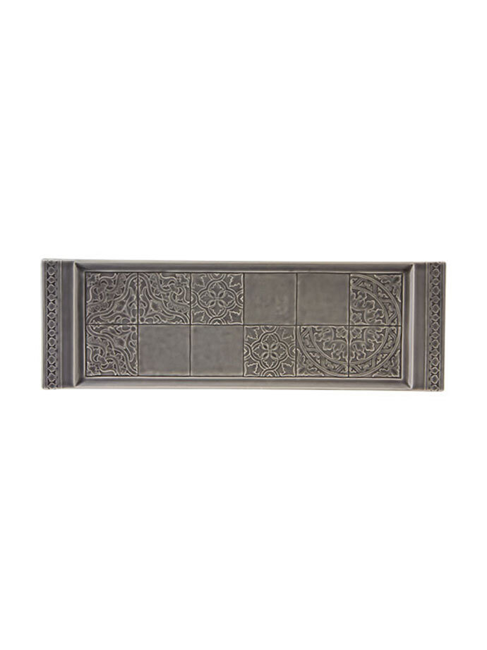 Bordallo Pinheiro Pinheiro Rua Nova Tart Tray Anthracite 65020875, MPN: 65020875, 5600413603062