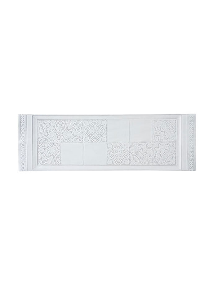 Bordallo Pinheiro Pinheiro Rua Nova Tart Tray Antique White 65020897, MPN: 65020897, 5600413603284