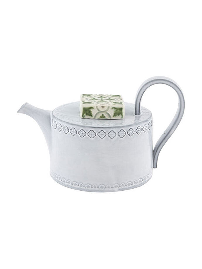 Bordallo Pinheiro Pinheiro Rua Nova Teapot Antique White 65020898, MPN: 65020898, 5600413603291