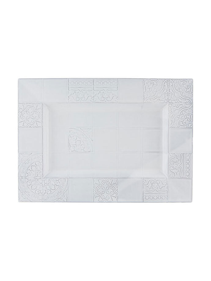 Bordallo Pinheiro Pinheiro Rua Nova Tray Antique White 65020895, MPN: 65020895, 5600413603260
