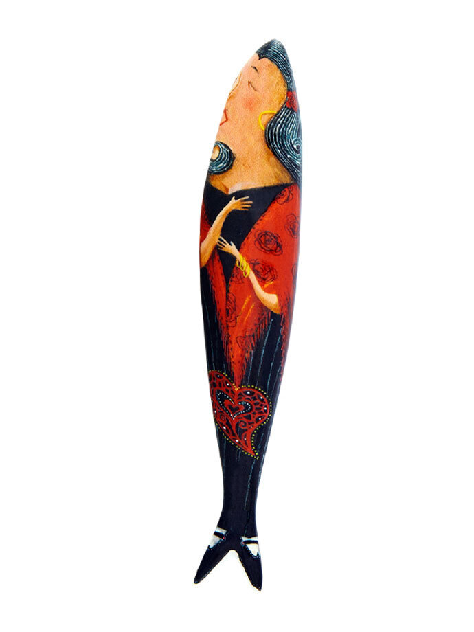 Bordallo Pinheiro Pinheiro Sardine Amparo Decorated 65018840, MPN: 65018840, 5600876074591