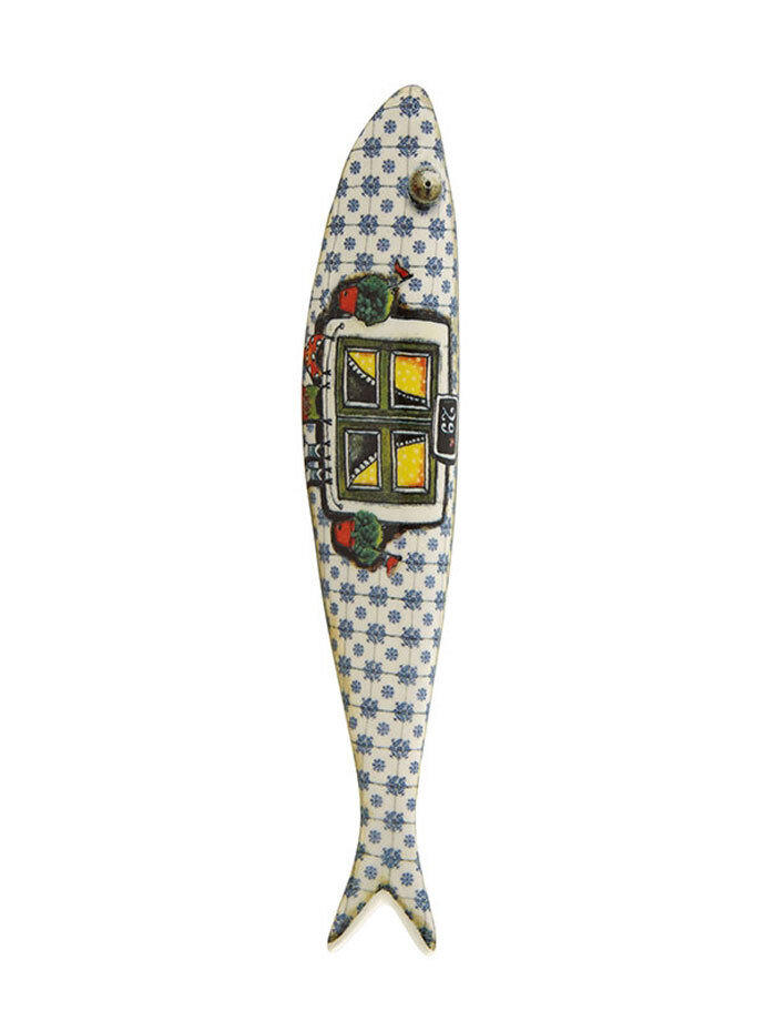Bordallo Pinheiro Pinheiro Sardine Window of Alfama Decorated 65021534, MPN: 65021534, 5600413605141
