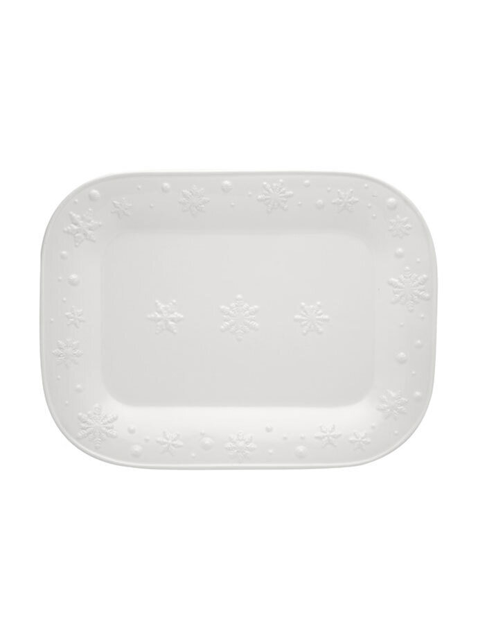 Bordallo Pinheiro Pinheiro Snow Flakes Platter Beige 65012655, MPN: 65012655, 5600876071798