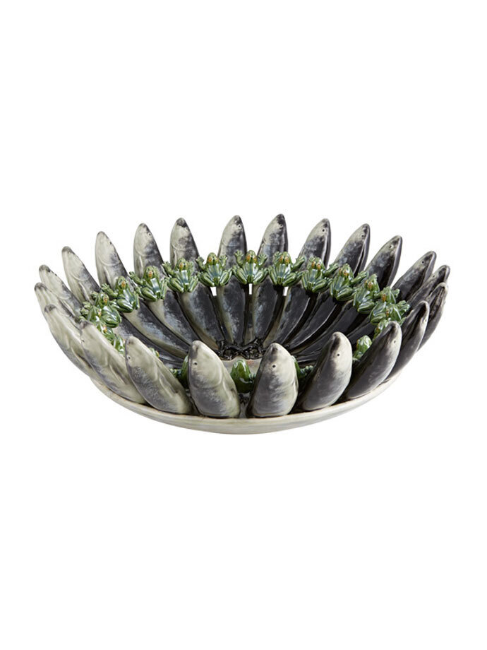 Bordallo Pinheiro Pinheiro Special Edition Surf centrepiece by Joanna Vasconcelos Decorated 6500687…