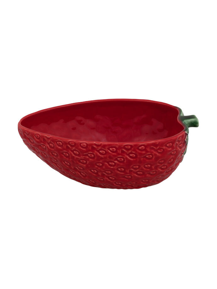 Bordallo Pinheiro Strawberries Oval bowl Decorated 65005087