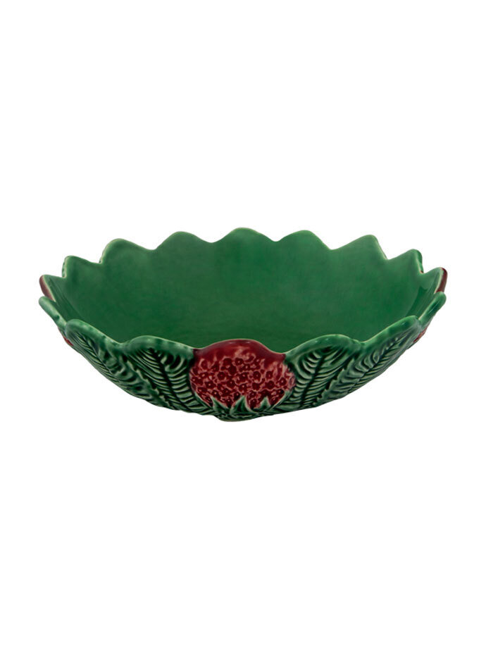 Bordallo Pinheiro Strawberries Round Bowl Decorated 65001267