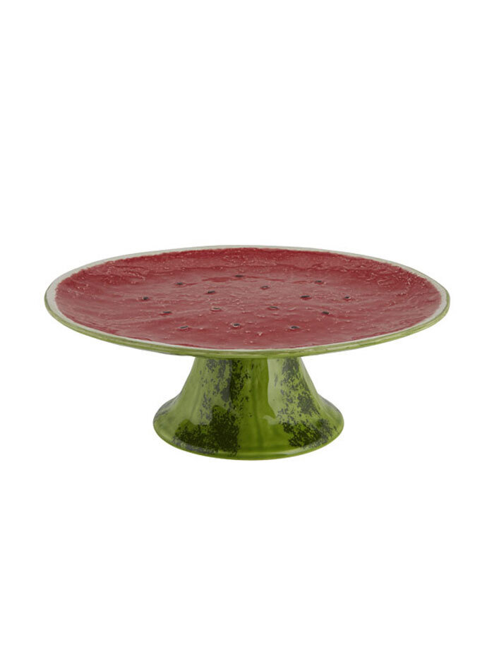 Bordallo Pinheiro Pinheiro Watermelon Cake Stand Decorated 65020806, MPN: 65020806, 5600413602386