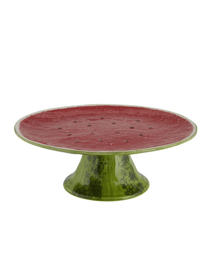 Bordallo Pinheiro Pinheiro Watermelon Cake Stand Decorated 65020805, MPN: 65020805, 5600413602379