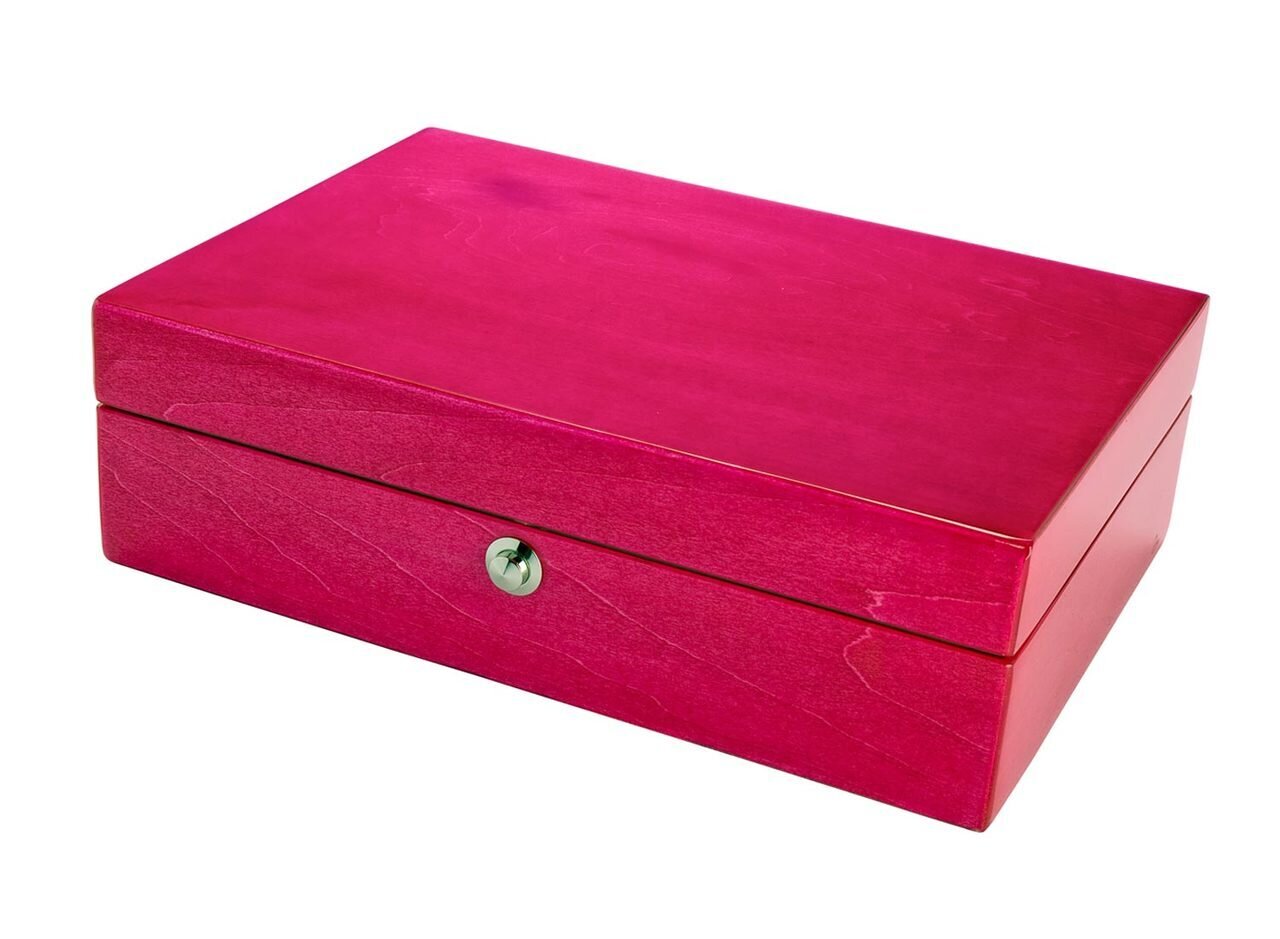 Tizo Super Simple Wooden Jewelry Box Hot Pink, MPN: NC152PKBX,