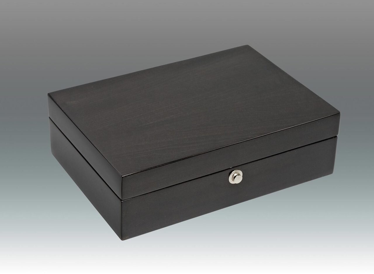 Tizo Super Simple Wooden Jewelry Box Gray