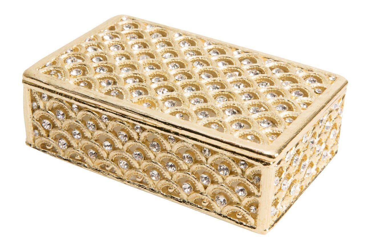 Tizo Jewel Gold-tone Enamel Lady Box