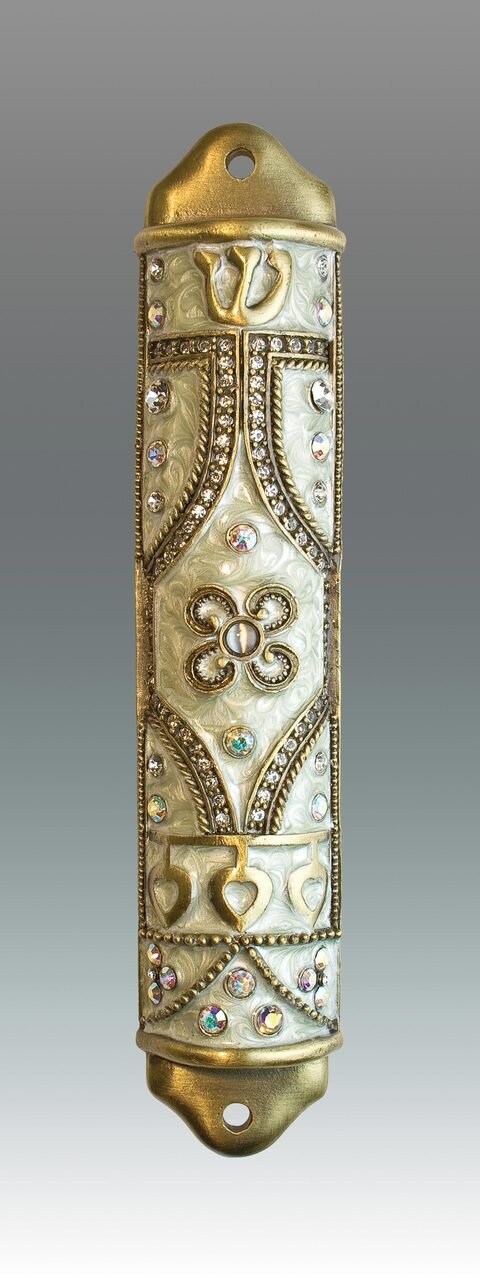 Tizo Mezuzah Old Timer Shiny Ivory, MPN: RS8450MZ,
