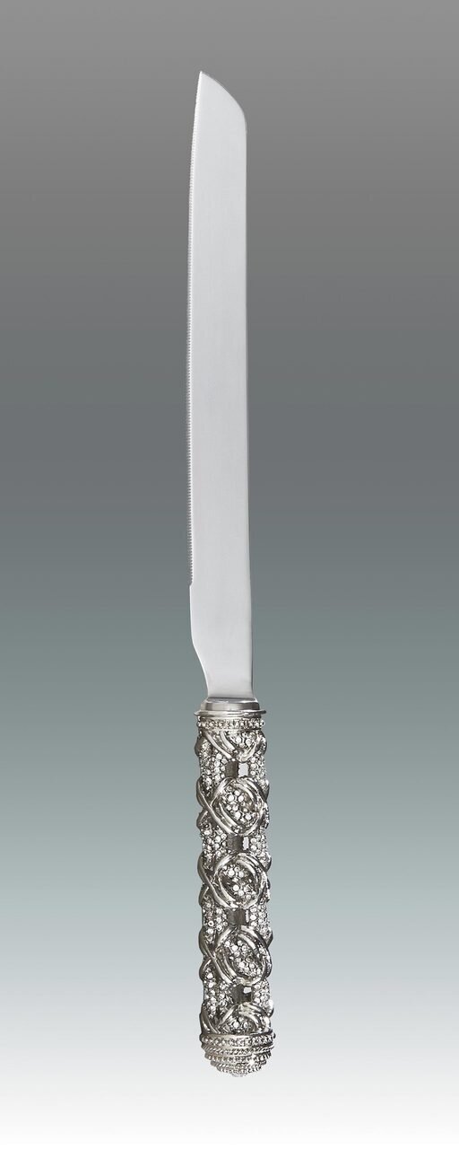 Tizo Kingdom Cake Knife Silver Jeweltone, MPN: RS1300KNF,