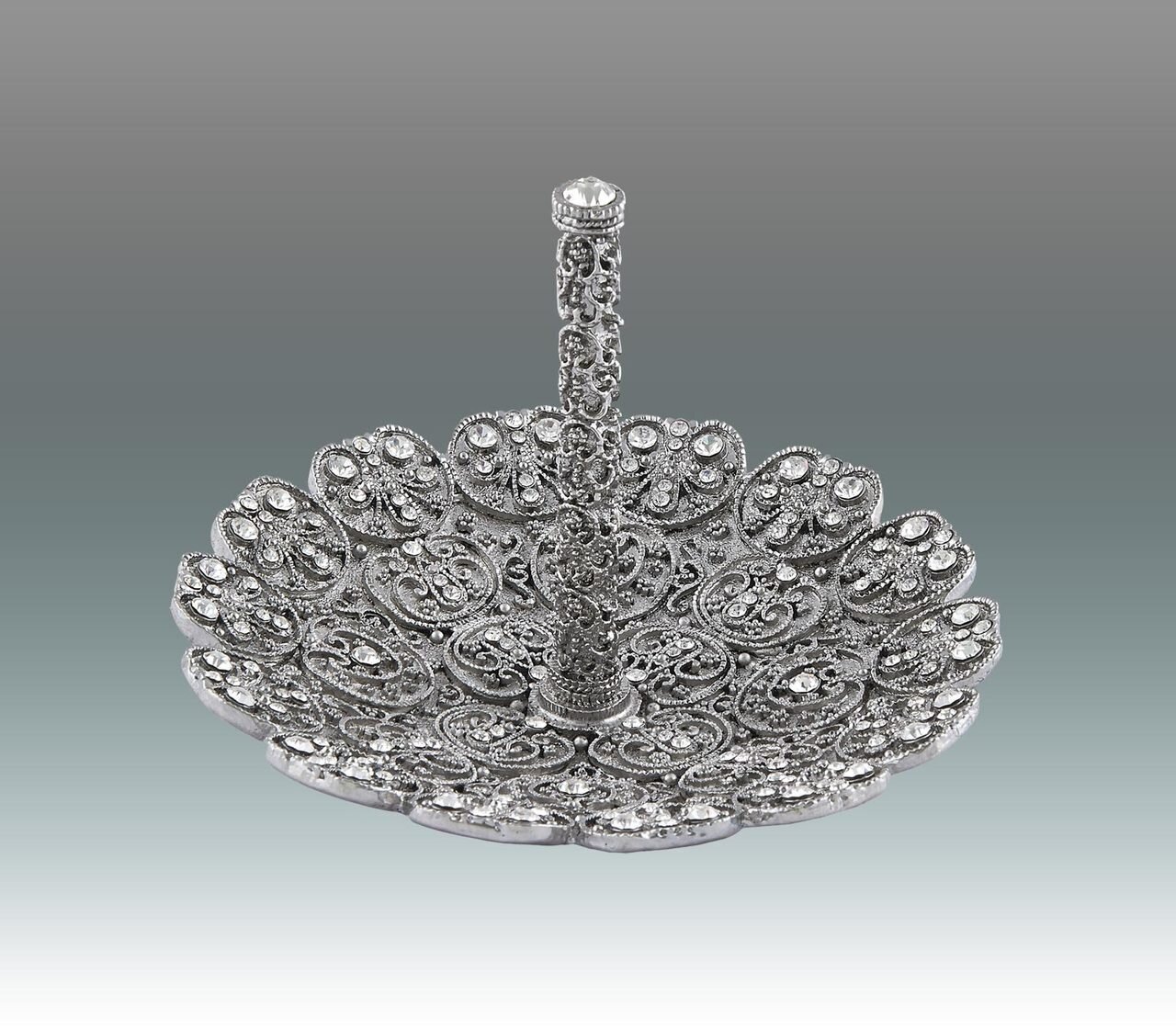 Tizo Princess Ring Holder Silver Jeweltone, MPN: RS1030RIN,