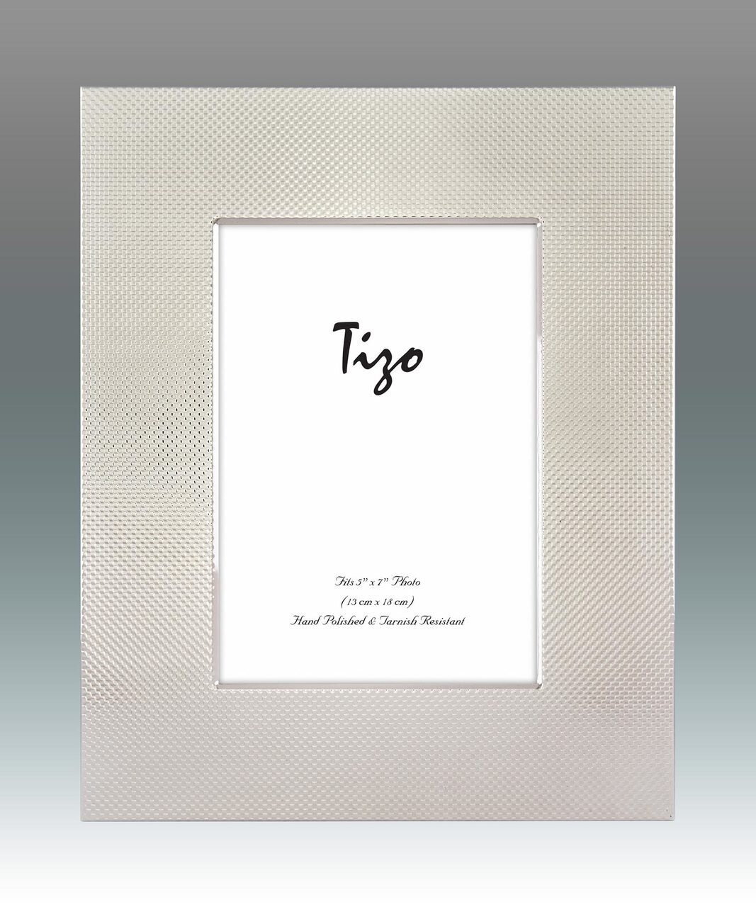Tizo Empire of Dots Silver-plated Picture Frame 5 x 7 Inch