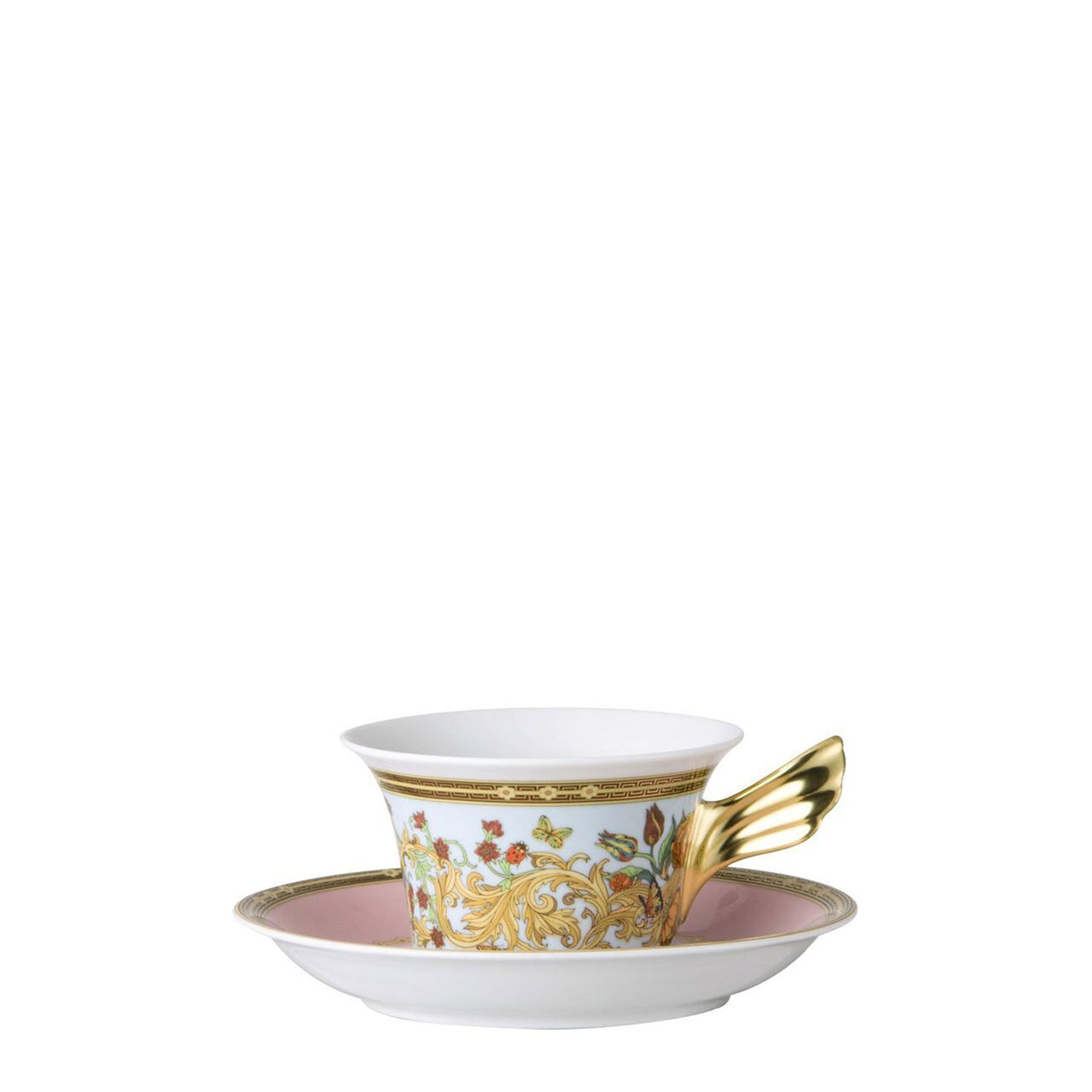 Versace Butterfly Garden Tea Cup and Saucer 6 1/4 Inch 7 oz.