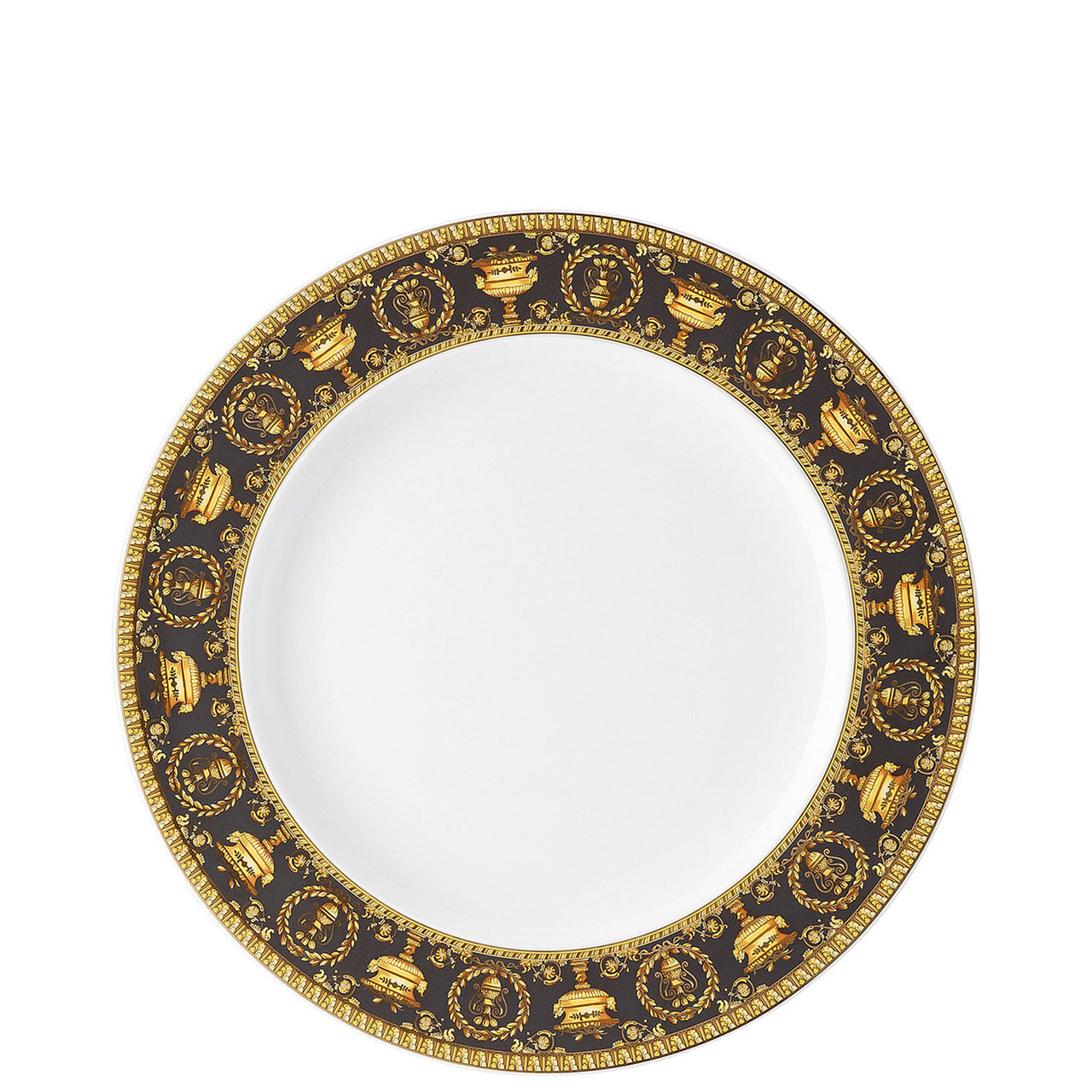 Versace I Love Baroque Nero  Dinner Plate 10 1/2 Inch, MPN: 19325-403653-10227, 790955021501