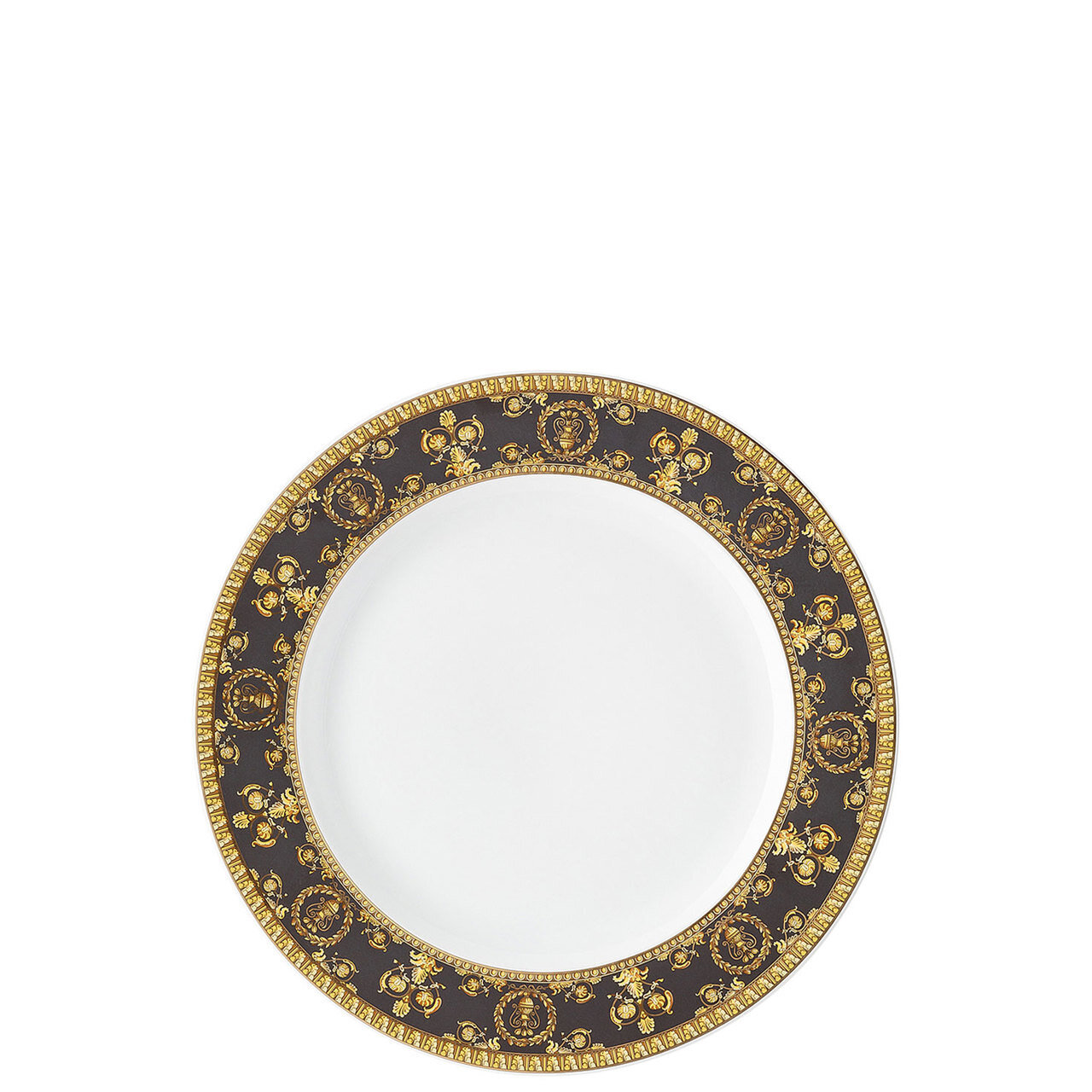 Versace I Love Baroque Nero  Salad Plate 8 1/2 Inch, MPN: 19325-403653-10222, 790955021495
