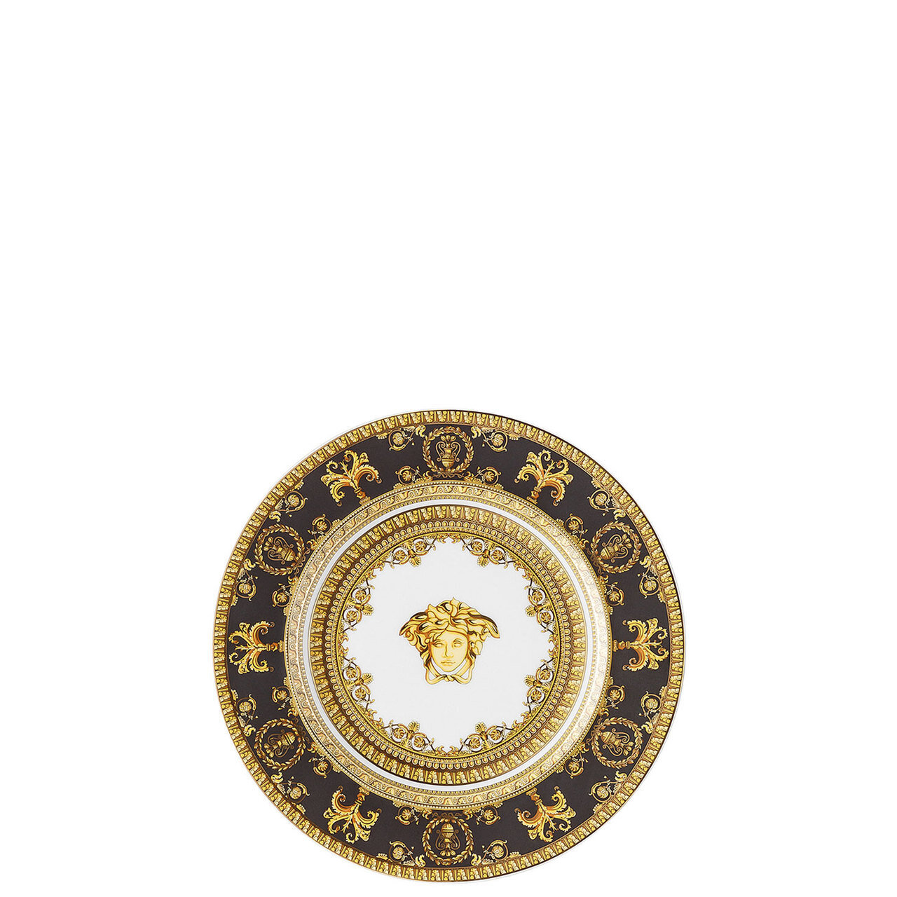 Versace I Love Baroque Nero Bread and Butter Plate 7 Inch