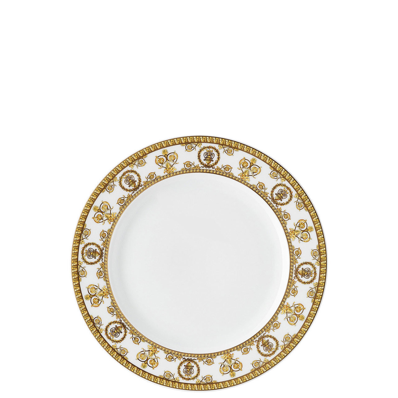 Versace I Love Baroque Bianco Salad Plate 8 1/2 Inch
