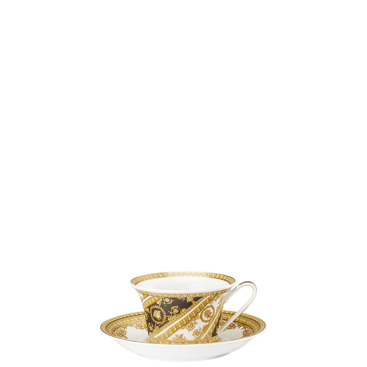 Versace I Love Baroque Tea Cup and Saucer 6 1/4 Inch