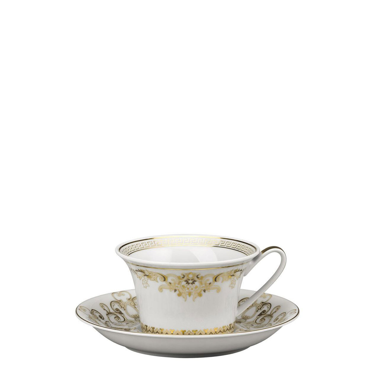 Versace Medusa Gala Tea Cup and Saucer 6 1/4 Inch 7 oz.