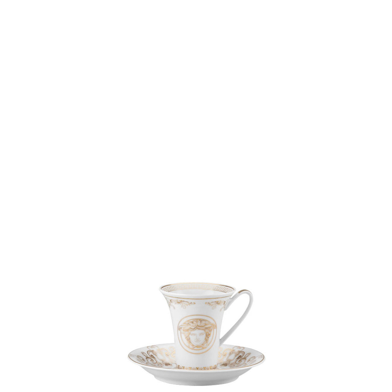 Versace Medusa Gala AD Cup and Saucer 5 Inch