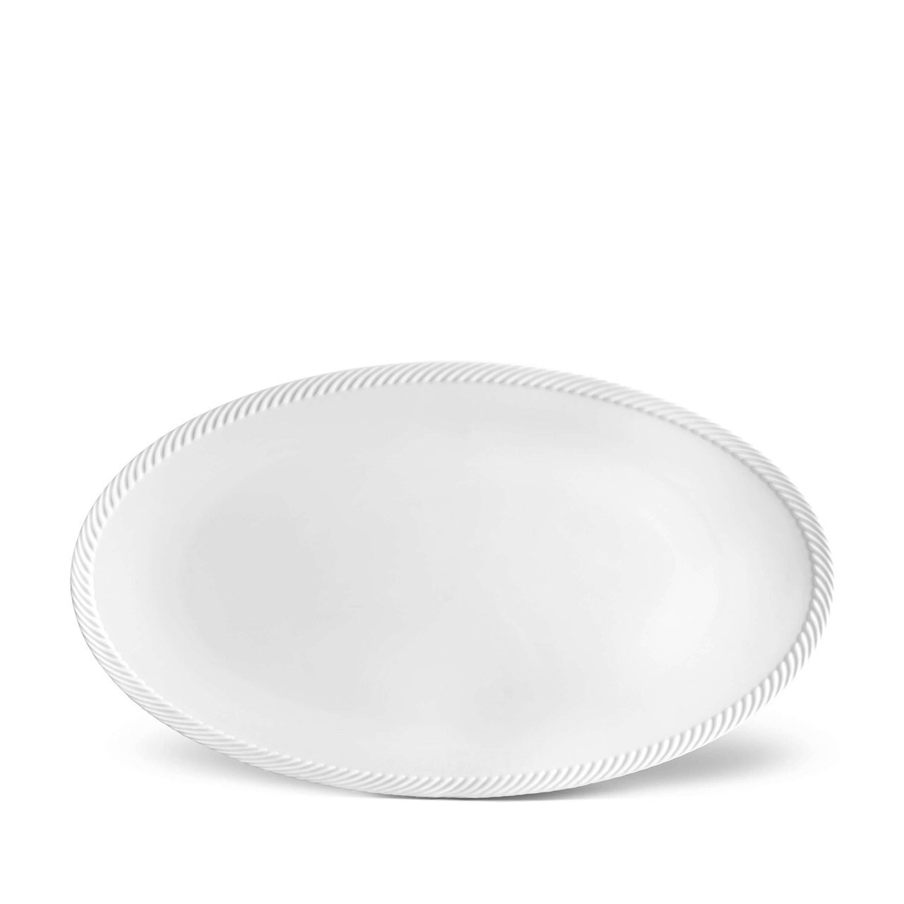 L&#39;Objet Corde White Oval Platter Large CR166, MPN: CR166, 816279018628