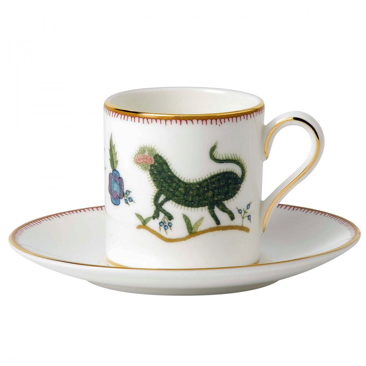 Wedgwood Mythical Creatures Mythical Creatures Espresso Cup & Saucer Set