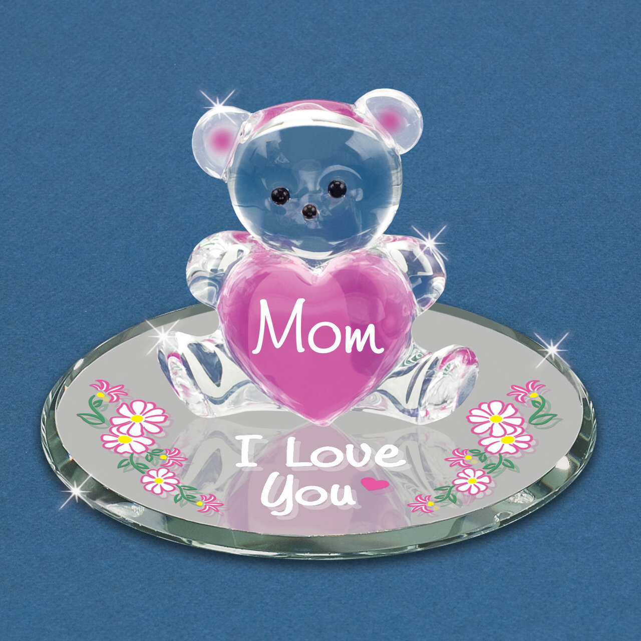 Glass Baron Bear Mom I Love You Figurine GM15156