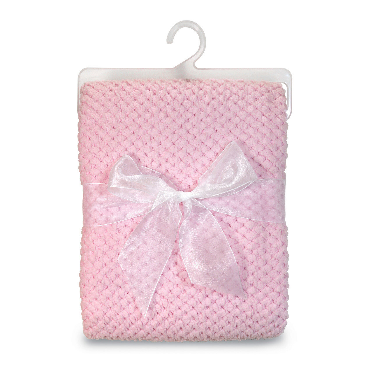 Pink Bumpy Corn Fleece Baby Blanket GM15944