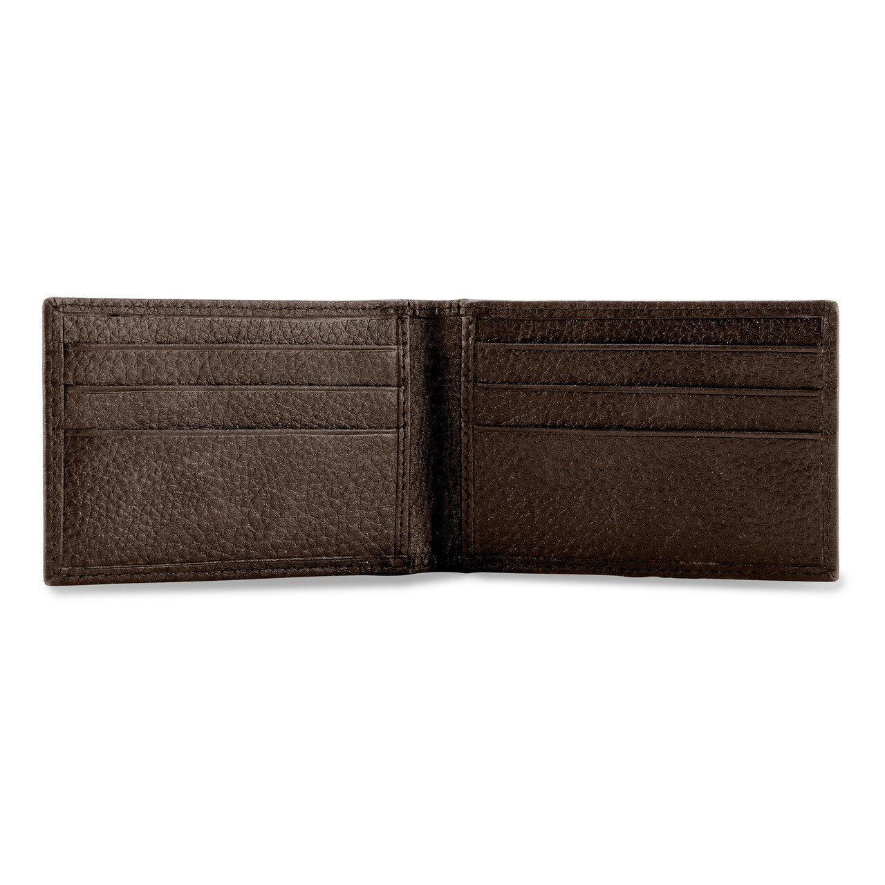 Brown Leather Bi-fold Wallet Money Clip GM17692, MPN: GM17692, 892925156746