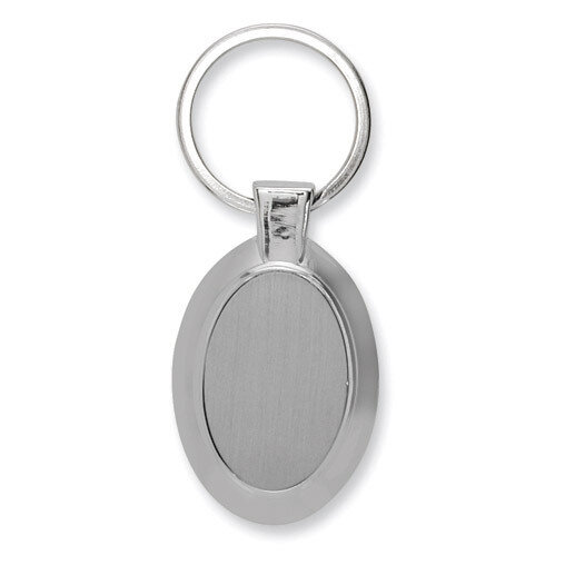 Polished and Satin Key Ring Nickel-plated GP2865
