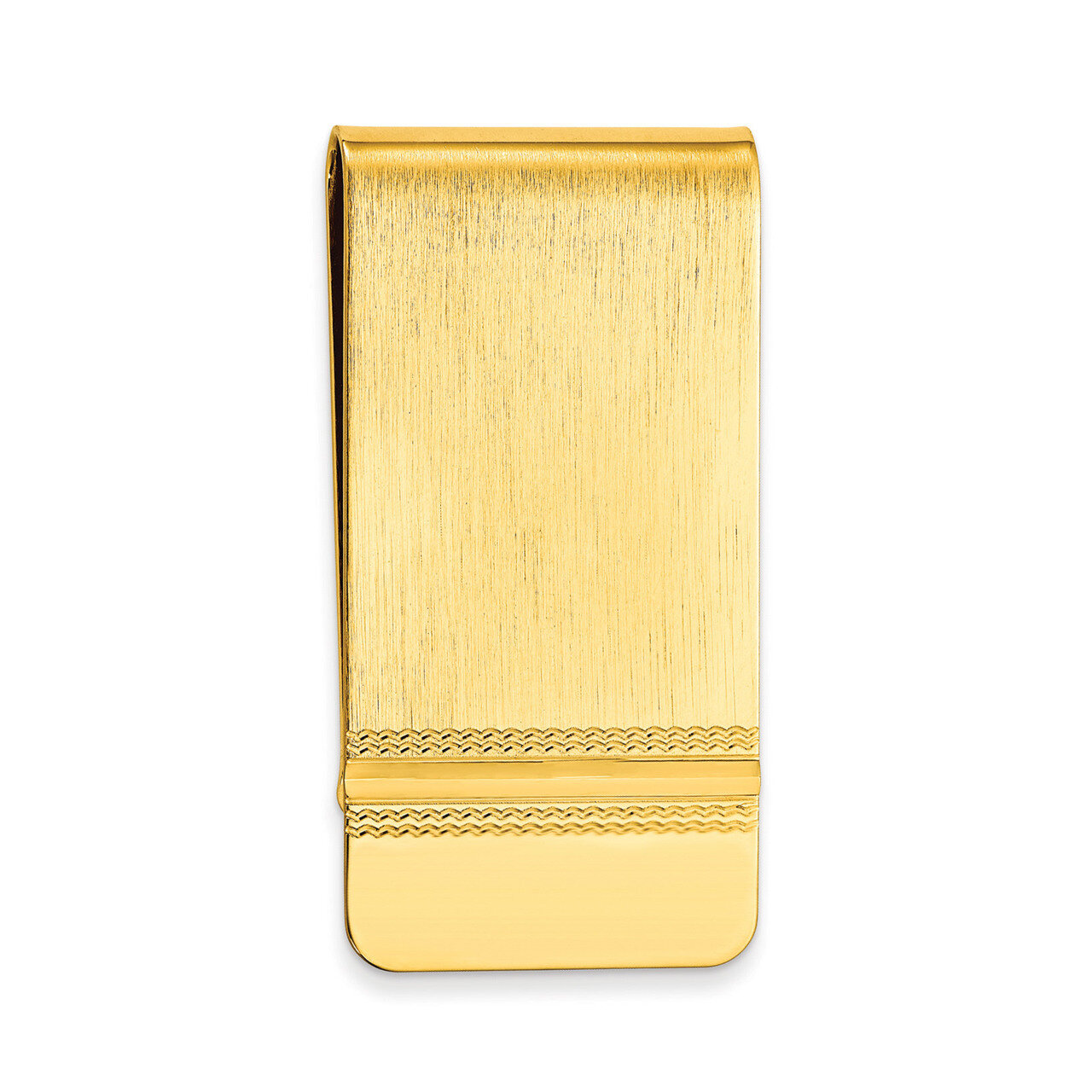 Kelly Waters Satin Money Clip with Polished End Gold-plated KW701