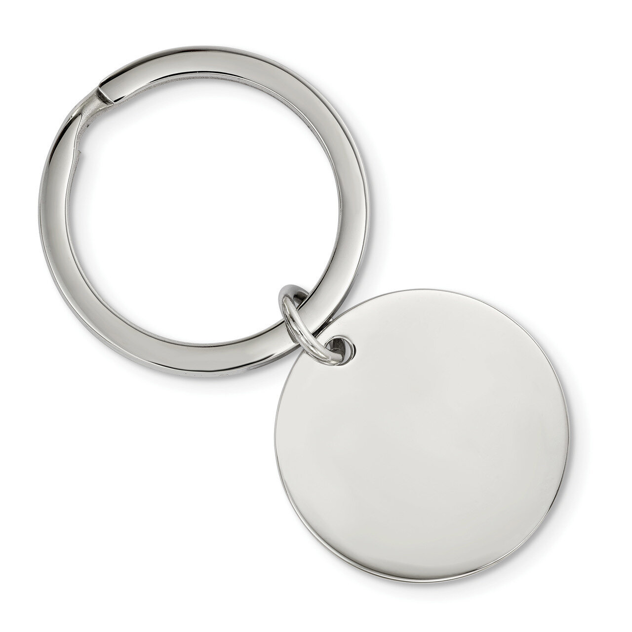 Polished 1.85mm Reversible Circle Key Chain Stainless Steel Brushed SRK153, MPN: SRK153, 1911010550…