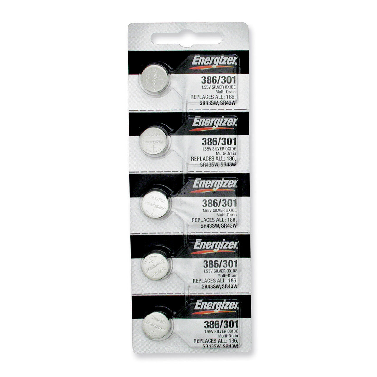 Energizer Watch Batteries Package of 5 WB301, MPN: WB301, 39800080912